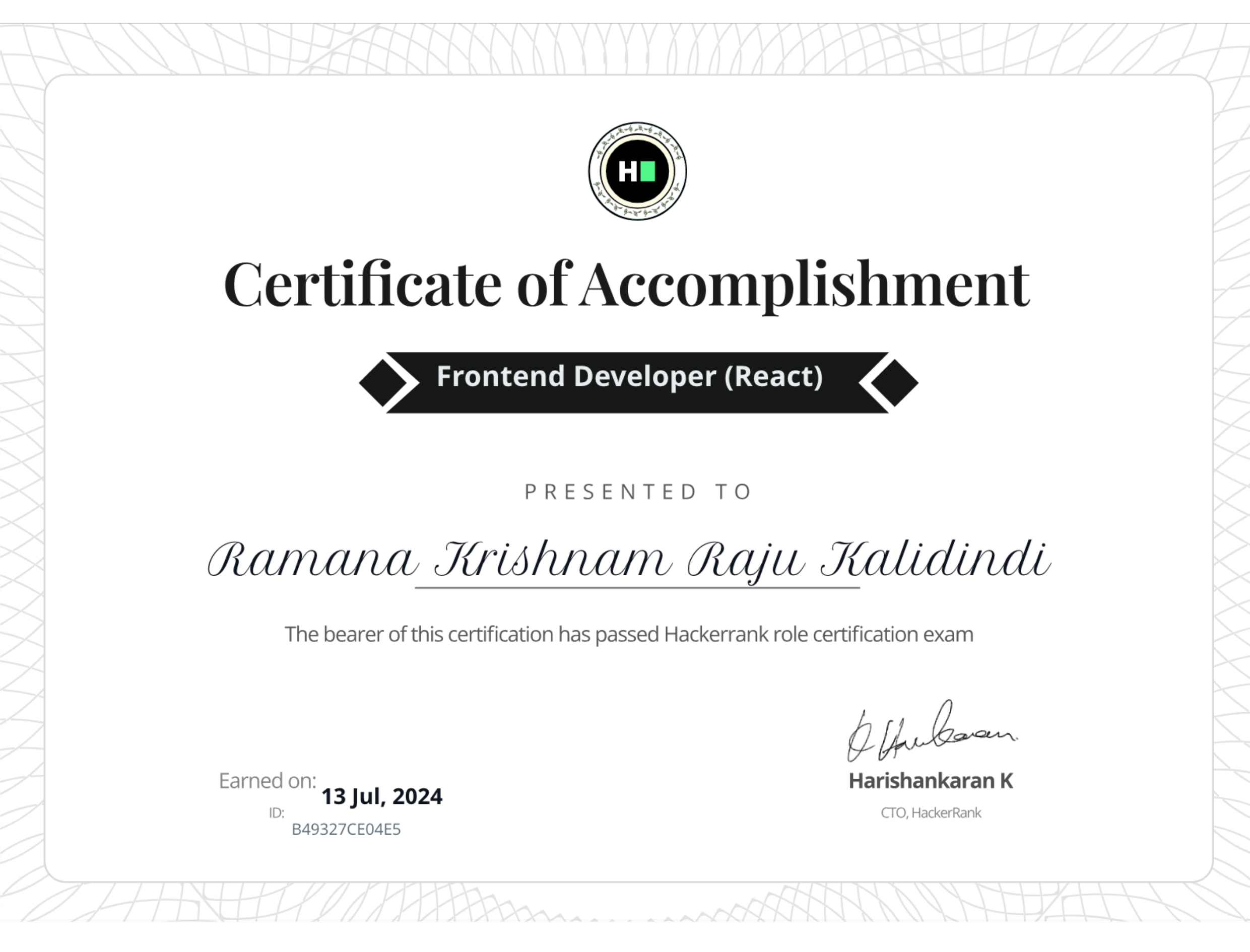 Certification 55